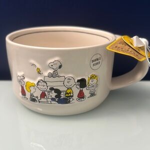 NWT Rae Dunn x Peanuts 75th Anniversary Collab Mug